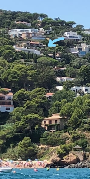 Ses Gavines desde la Cala de Sa Riera