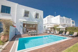 Private Pool with modern decking