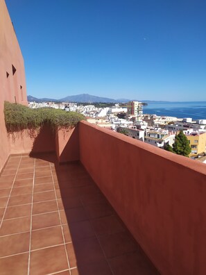 Spacious balcony