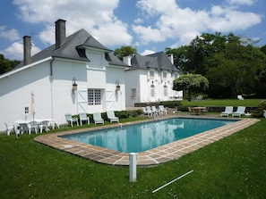 Shared outdoor seasonal pool.