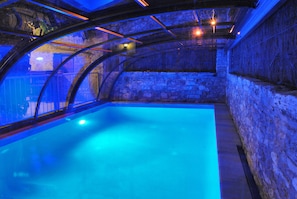 Heated private pool