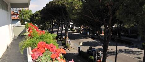 balconata d'ingresso appartamento
