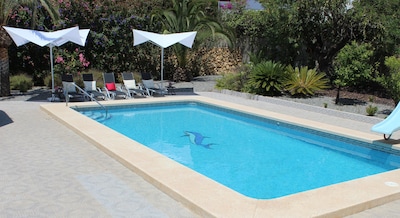 Detached villa with pool. Ideal for 2 families with kids or winter stays