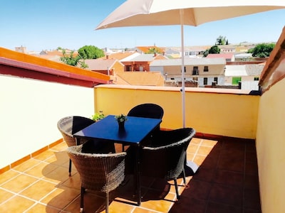 Apartamentos Alcabón + terraza