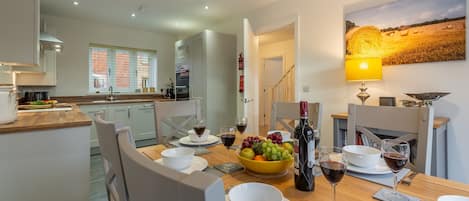 Ground floor: Hare Cottage boasts a spacious dual aspect dining kitchen