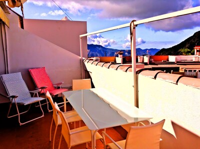 Semi-troglodytic house situated in the highest village of Gran Canaria