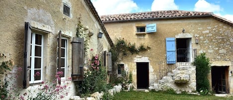 Front of the house and annexe