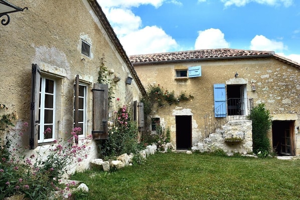 Front of the house and annexe