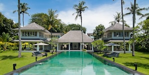 Villa Matahari Main Building from Pool Lounge