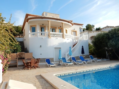 Fully Air Conditioned Villa with Private Pool and Fabulous View over Orba Valley