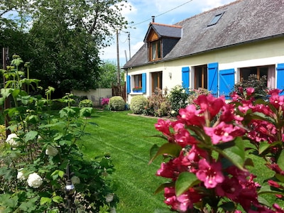 Casa de vacaciones independiente en la bahía del Mont Saint Michel