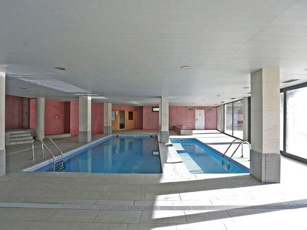 Building, Swimming Pool, House, Water, Window, Flooring, Table, Chair, Floor, Shade