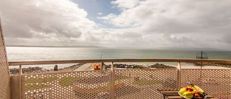 Balcony in each apartment overlooking the bay