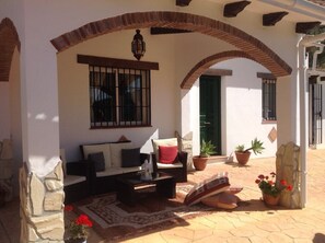 Front terrace