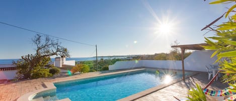 secluded pool overlooking the sea