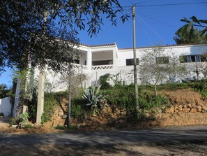 Front elevation and terrace