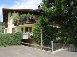 The front of the house