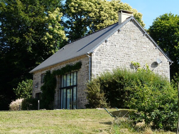 Normandy Barn lazing in the sunshine