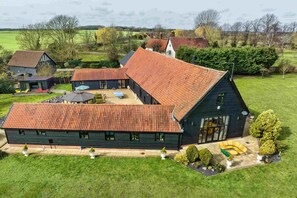 Aerial View of Doves Barn Suffolk