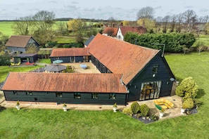 Aerial View of Doves Barn Suffolk