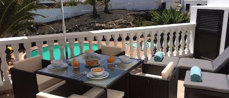 terrace for alfresco dining