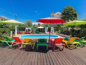 Loisir, Vacances, Parapluie, Table, Arbre, Ombre, Mobilier De Jardin, Bâtiment, Des Loisirs, Maison
