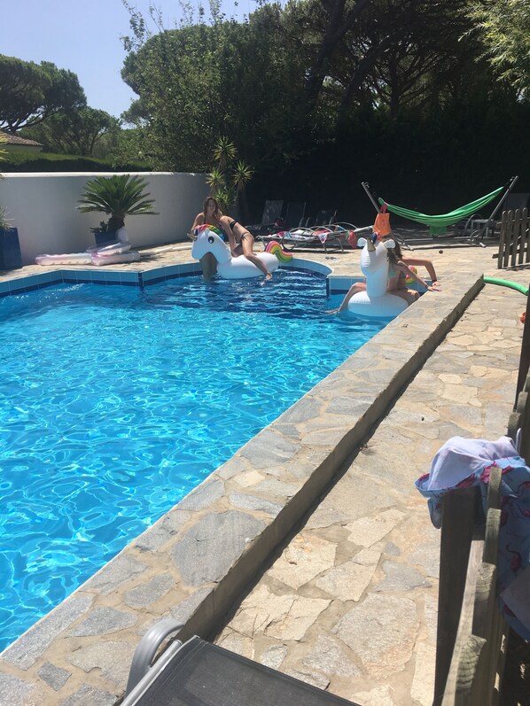 Having fun in the shallow end