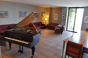 The Living Room with the Viennese Grand Piano
