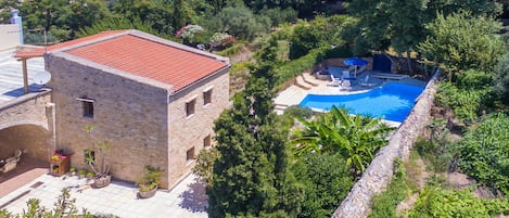 Historical monument in a traditional village of Gallos, close to Rethymno town and the beach