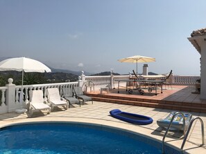 Upper Terrace and pool