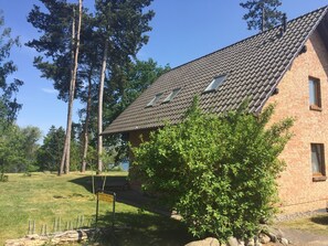 Blick vom Haus in Richtung Müritz