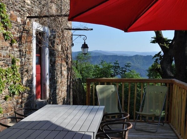 Die Terrasse mit Weitblick