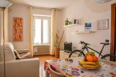 Holiday apartment few minutes from one of Lake Garda’s most beautiful beaches.