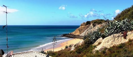 Blick vom OG auf die Bucht von Burgau