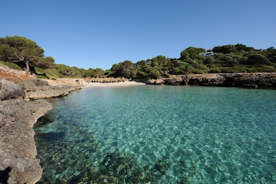 Apartamento com piscina na praia de Cala Ferrera e centro de Cala D'Or