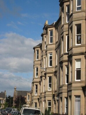 Outside view of apartment