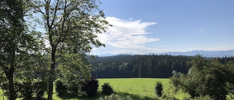 Blick von der Unterkunft