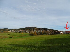 unsere Lage, direkt am Feld :-)