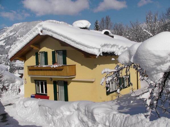 Winteransicht Ferienhaus