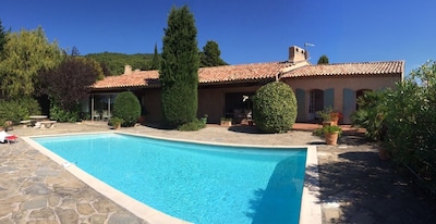 Magnificent 300sqm villa in a unique location - pool heating, central heating, fireplaces