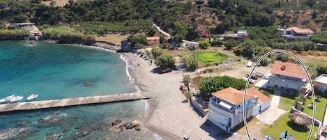 house and beach