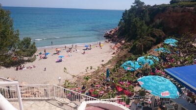 Duplex apartment 3ch 5p L'Ampolla Cap Roig beach at 200m, sea view - Wifi