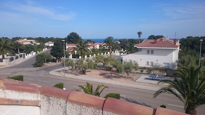 Duplex apartment 3ch 5p L'Ampolla Cap Roig beach at 200m, sea view - Wifi