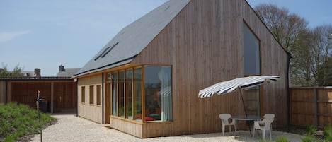 Une maison ouverte plein sud