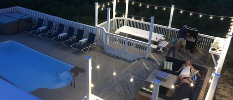 Oceanfront fun from day to night-from fire pit to pool-there's so much to enjoy!