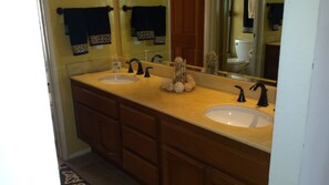 Master Bath with Dual Vanities 