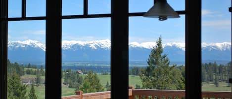 From Your Kitchen Sink Toward the Glorious Montana Rocky Mountains