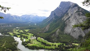 June - Mount Rundle and Fairmont Banff Springs Golf Course from Tunnel Mountain