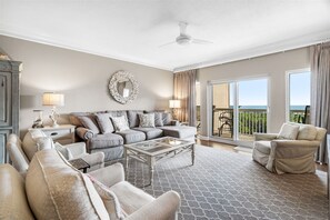 Living Room with State Park and Gulf Views