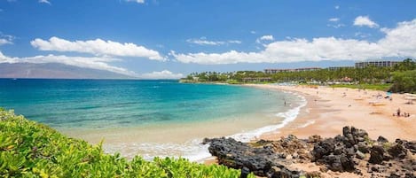 One of Maui's Best Beaches just steps  away from Wailea Point...